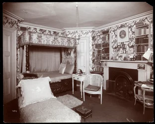 Schlafzimmer in der Residenz von Elsie de Wolfe in der East 17th Street 122, New York, 1895 oder 1896